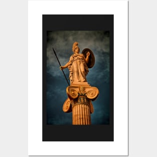 Greece. Athens. The statue of Athena. Posters and Art